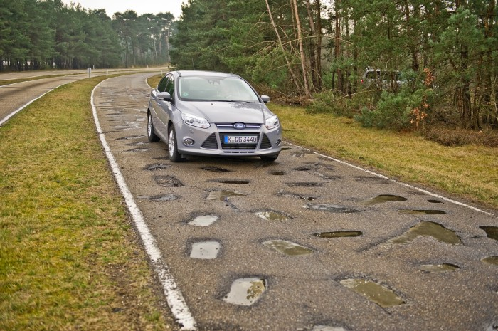 car feels like driving on a bumpy road